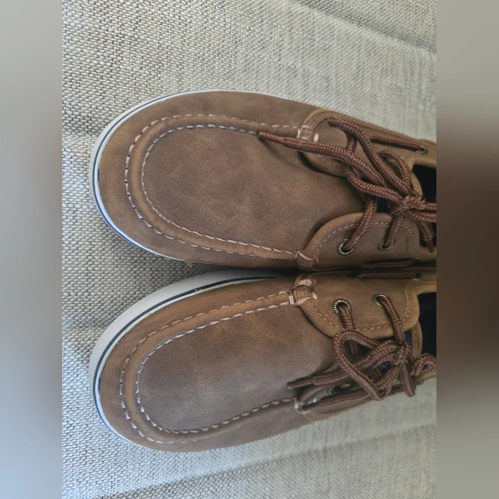 Worn Once Nautica Men's Brown Boat Shoes Size 6